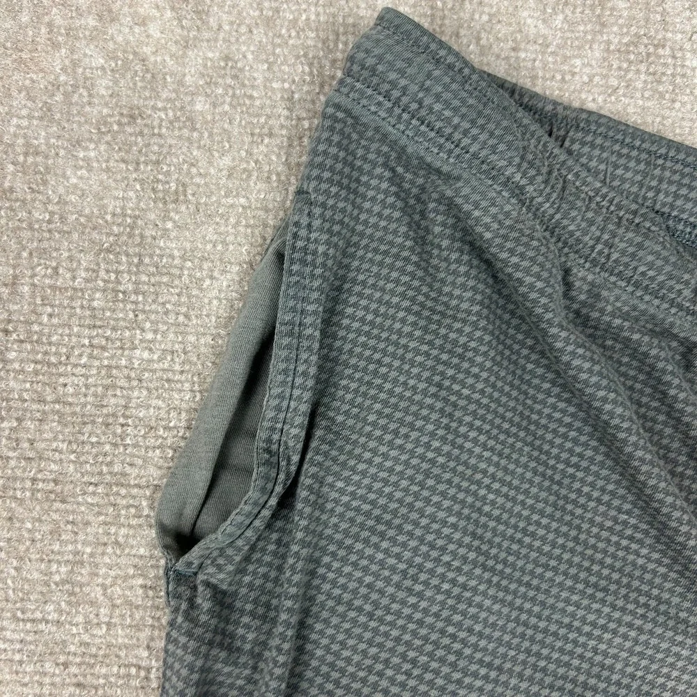 Merona Sleepwear Pajama Pants Mens Large Gray Houndstooth Loungewear Drawstring